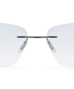 Alternative view of RTS New Arrival Fashion High Quality Rectangle Rimless Anti-Blue Light Reading Glasses Metal Temples PC Lenses Lightweight