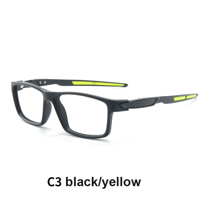 VisualMate Modern Sports Eye Glass Mens PC Lens Rectangle TR90 Eyewear Frame OEM Spectacle Frames - Image 7