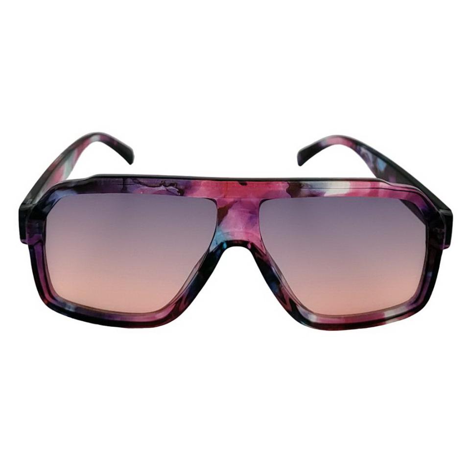 Retro Oversized Frame Sunglasses Comfortable PC Material Sun Glasses for Men and Women Protective Feature - Image 3