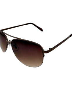 Aviation Semi-rimless Metal Sunglasses