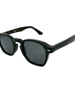 Alternative view of Geometric Lifestyle Injection Acetate Sunglasses