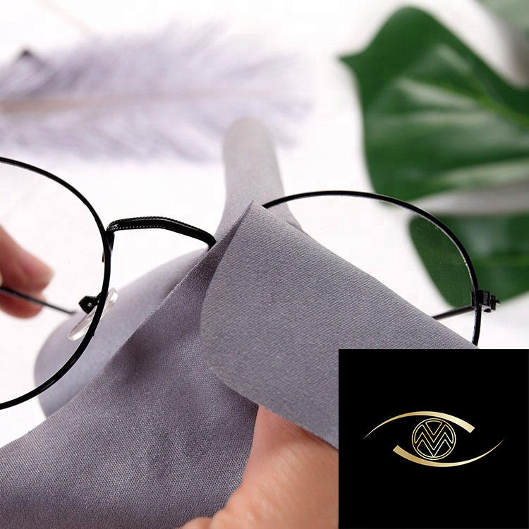 Visualmate Luxurious Ultrafine Fiber Embossed Printed Wholesale Customizable Pattern logo Eyeglass Fabric - Image 8