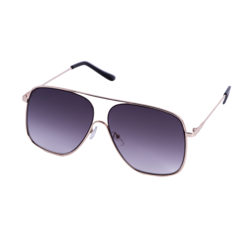 Oversized Sunglasses Metal Frame