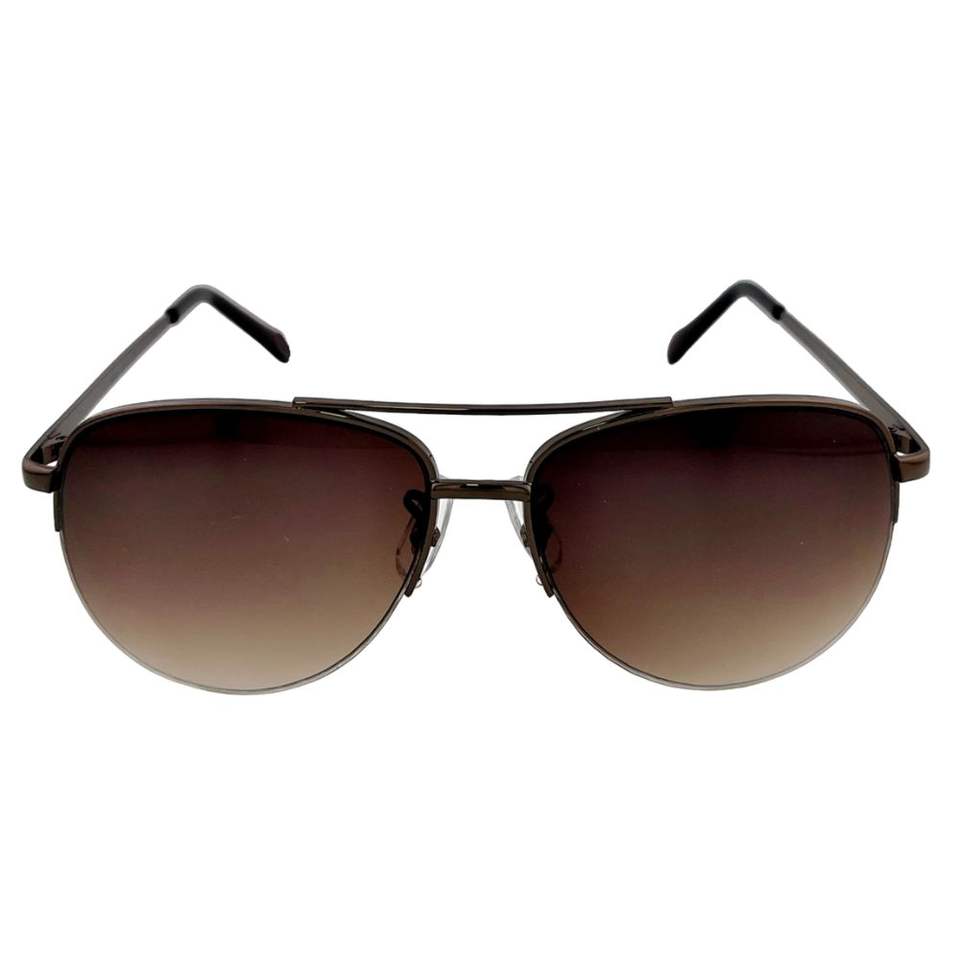 Aviation Semi-rimless Metal Sunglasses - Image 2