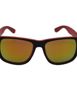 Polarized Sunglasses Black Red Frame for Men and Women