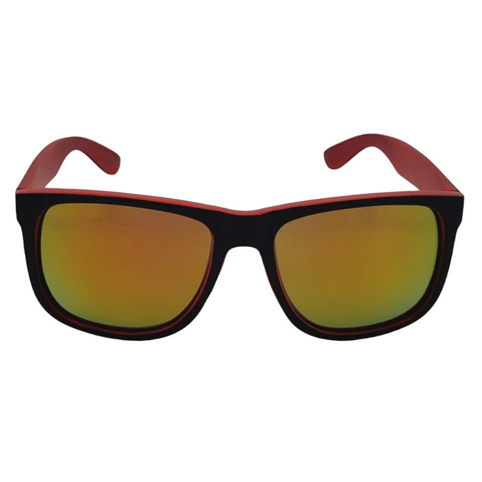 Polarized Sunglasses Black Red Frame for Men and Women