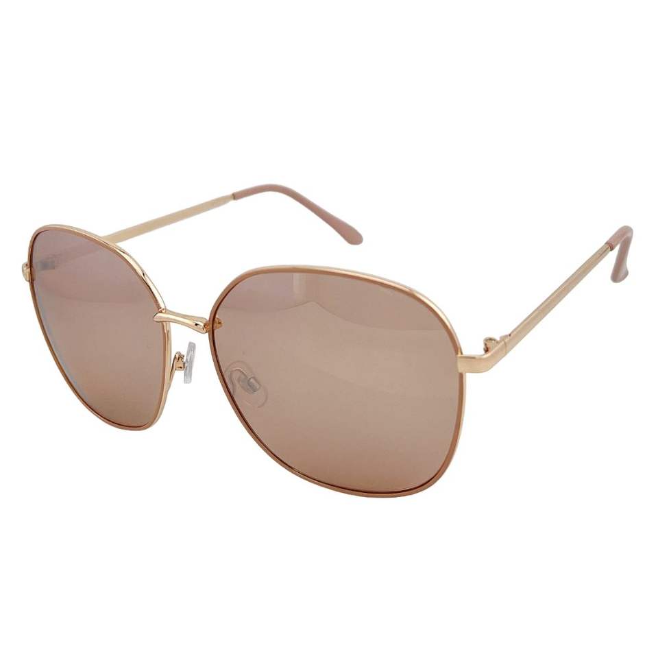 Metal Round Oversized Sunglasses - Image 2