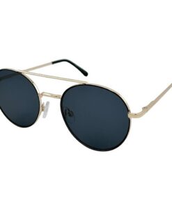 Alternative view of Metal Aviation Round Sunglasses