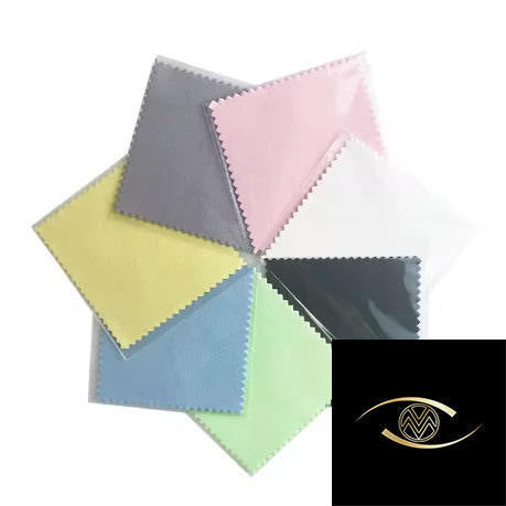 Visualmate Luxurious Ultrafine Fiber Embossed Printed Wholesale Customizable Pattern logo Eyeglass Fabric - Image 11