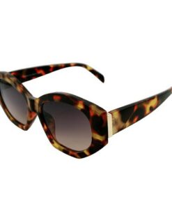 Designer Oversized Cateyes Glasses Custom Metal Detail Sunglasses for Women