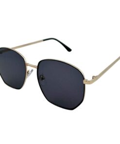 Alternative view of Designer Custom Glasses Geometric Sunglasses for Unisex Metal Frame UV Protection PC Lens