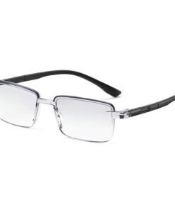 RTS Blue Light Block Cutting Edge Rimless Reading Glasses for Men and Women 2024 Trending Brown Frame