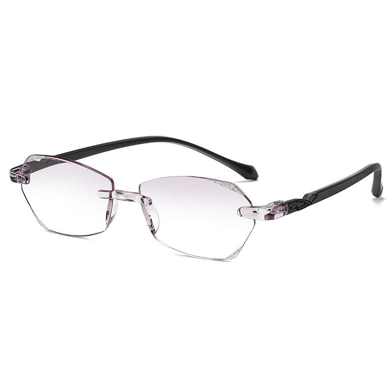 RTS Superior Quality Unisex Rimless Blue Light Blocking Customizable Reading Glasses - Image 4