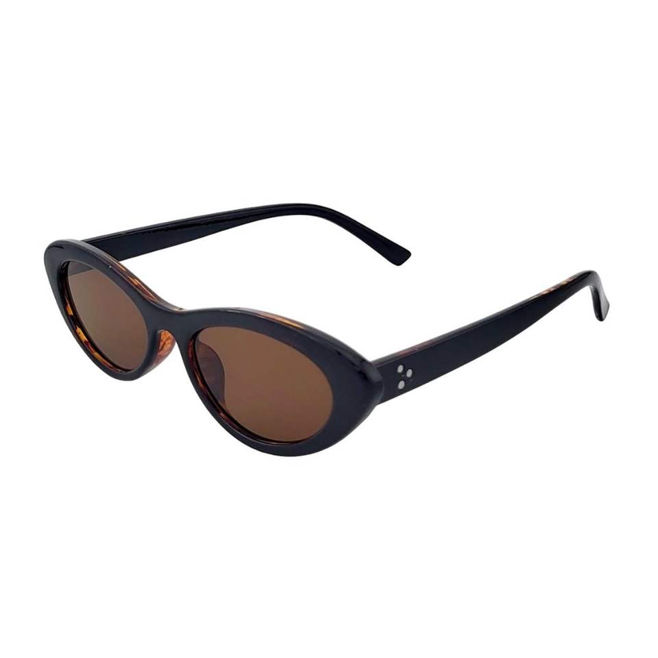 2024 New Trending Brown Sunglasses for Men Women Small PC Frame Optimal for Outdoor UV Protection Optical Lenses Wholesale - Image 2