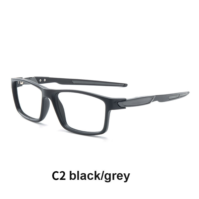 VisualMate Modern Sports Eye Glass Mens PC Lens Rectangle TR90 Eyewear Frame OEM Spectacle Frames - Image 9